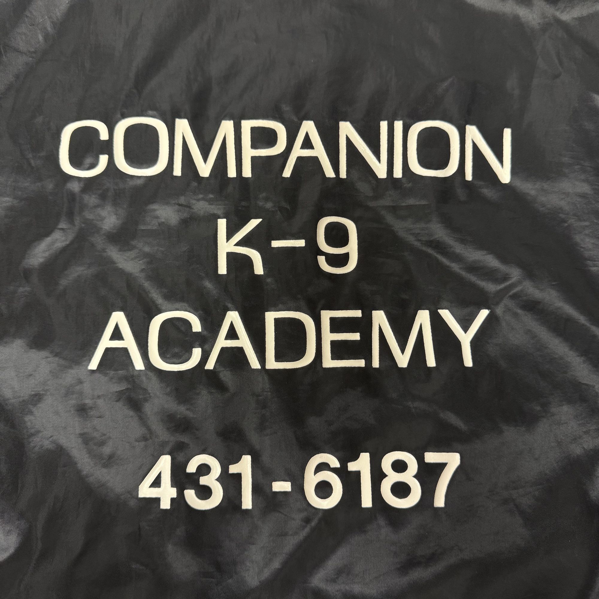 Holloway Vtg Holloway SATIN Quilted COMPANION K-9 ACADEMY Bomber Size US M / EU 48-50 / 2 - 4 Thumbnail