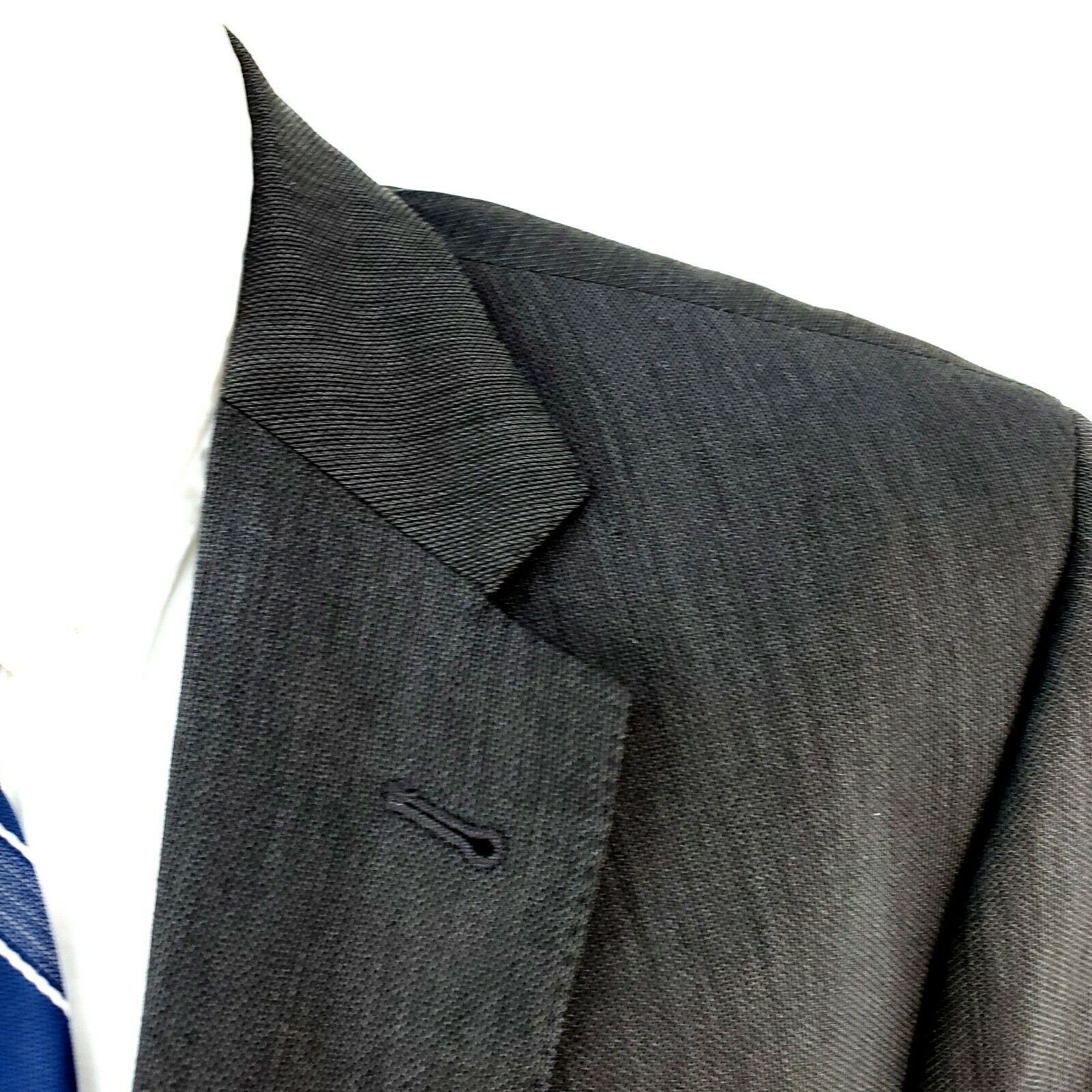 Jos. A. Bank Joseph Jos A Bank Wool 2 Button Blazer 42L Gray (can be worn Size 42L - 2 Thumbnail