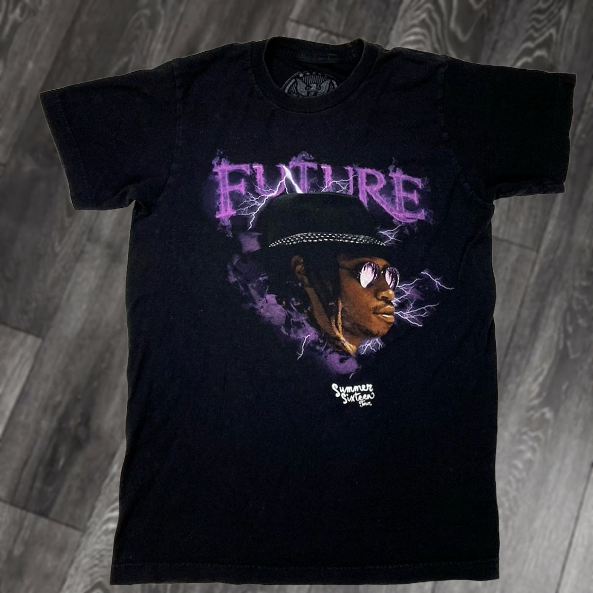 3sixteen VINTAGE Future Summer Sixteen Tour Graphic T-shirt Women Small Black Short Sleeve Music Size S / US 4 / IT 40 - 1 Thumbnail