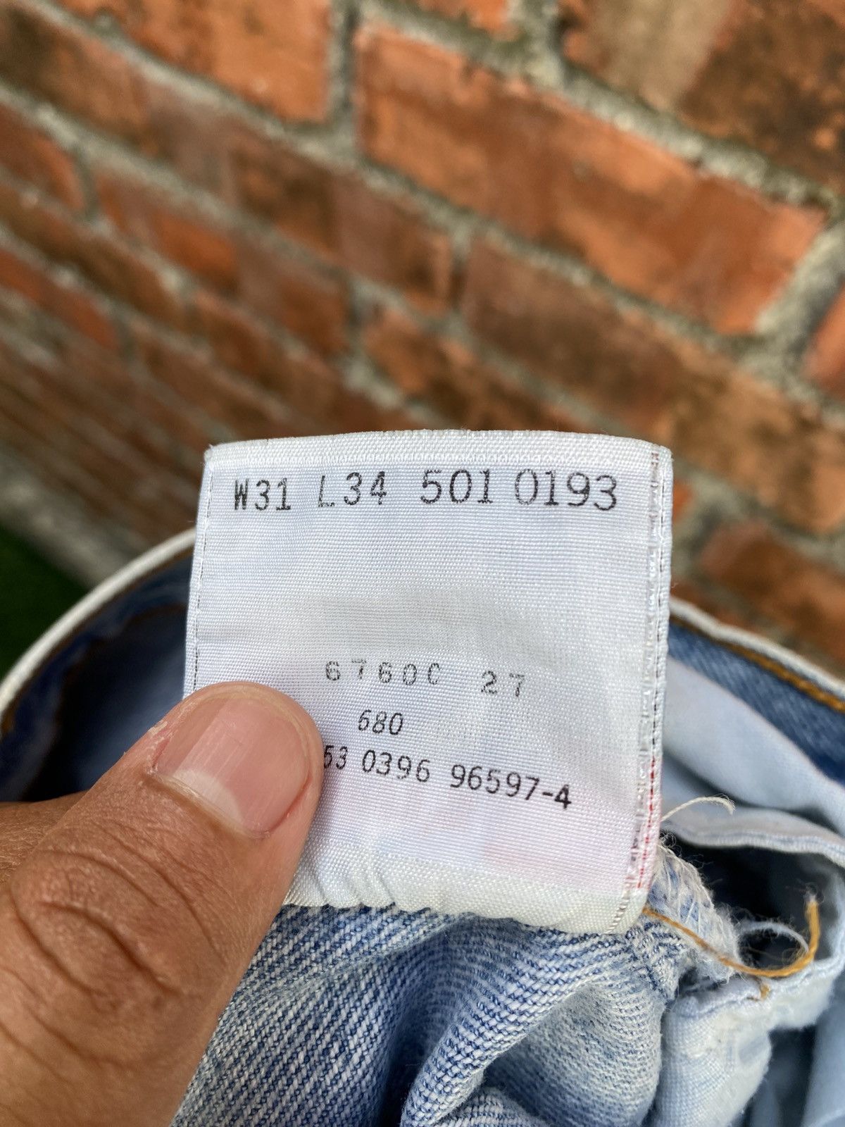 Levi's Vintage Clothing W31x34 Vintage levi's 501 made in USA Size US 31 - 7 Thumbnail