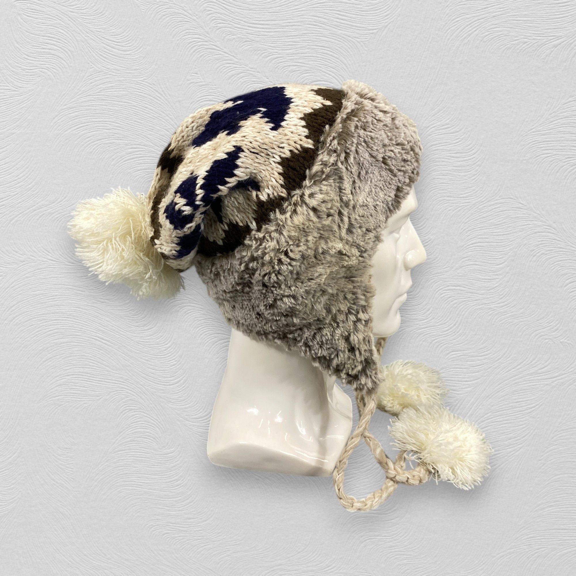 Japanese Brand Vintage Ear Flap Snow Cap Fur Hat -BN835 Size ONE SIZE - 2 Thumbnail