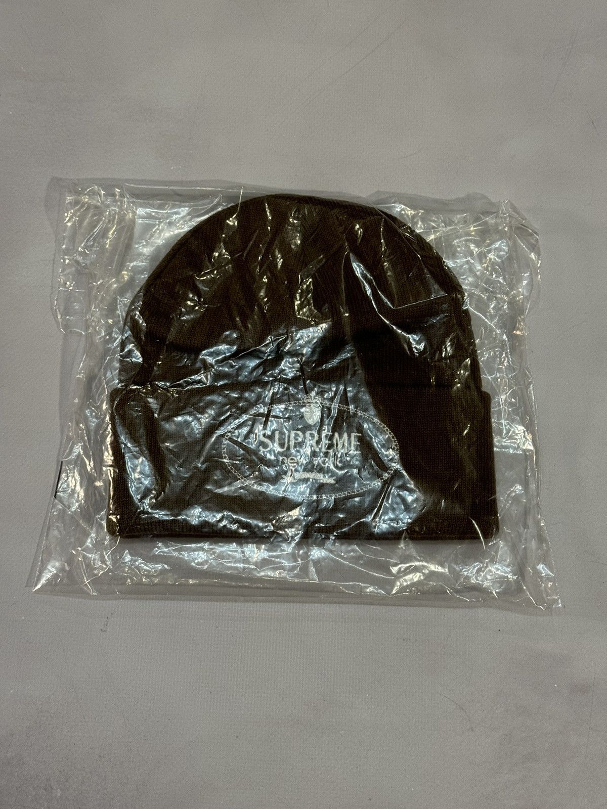 Supreme Fw24 Supreme Crest Beanie(Brown/OS) Size ONE SIZE - 2 Thumbnail