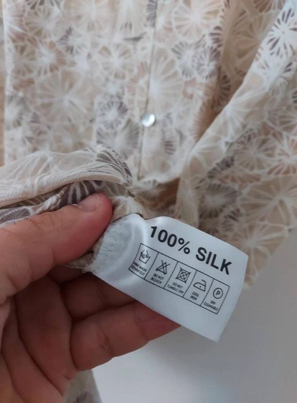 Vintage EAST vintage silk midi dress L/XL Size XL / US 12-14 / IT 48-50 - 4 Thumbnail