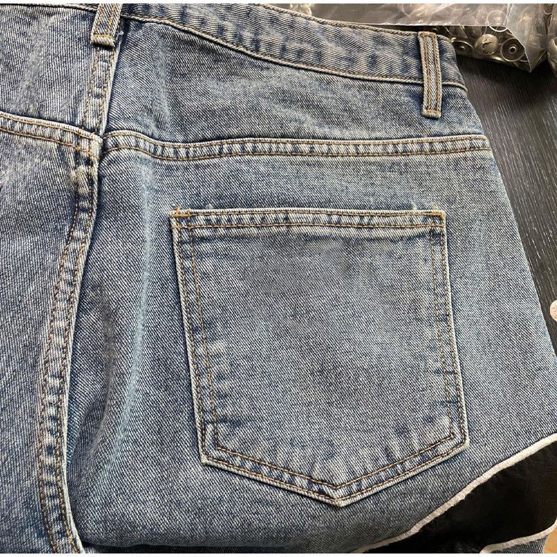 Japanese Brand × Jean Pu Leather Baggy Patchwork Jeans Size US 32 / EU 48 - 6 Thumbnail