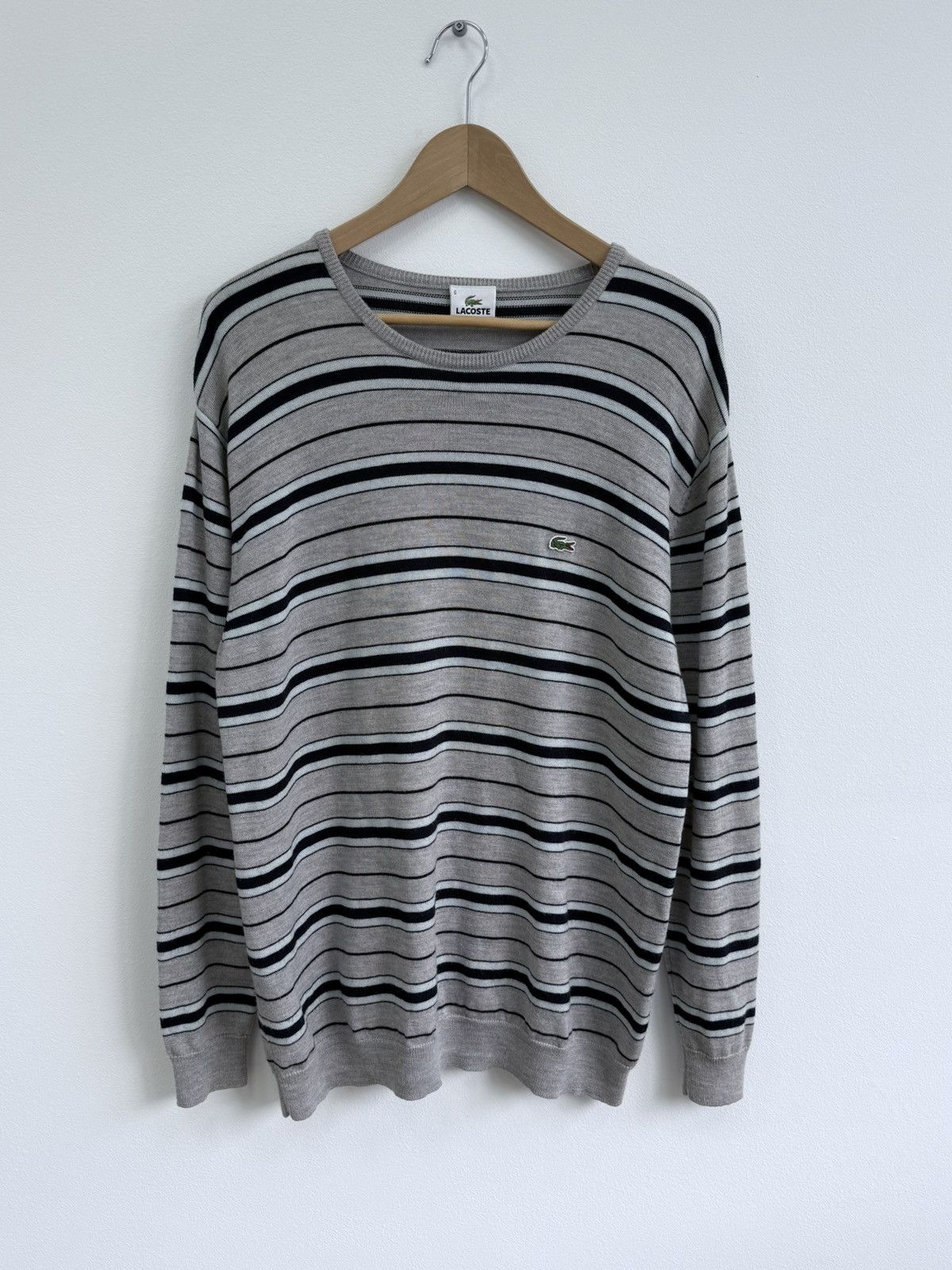 Lacoste Lacoste Striped Wool Sweater Size US XL / EU 56 / 4 - 1 Thumbnail