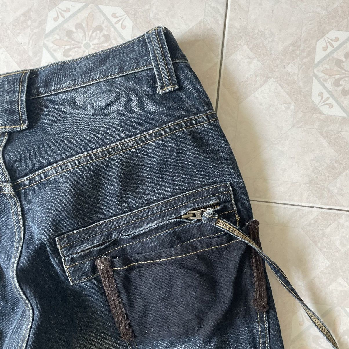 PPFM Ppfm Bondage Denim pants 🍒 Size US 34 / EU 50 - 7 Thumbnail