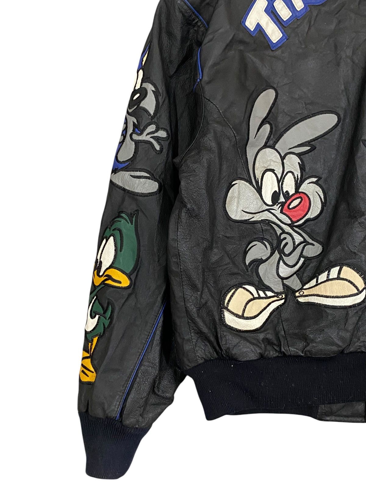 Warner Bros Rare Vtg 90s Montana Toons “Tiny Toon Adventures” Leather Size US L / EU 52-54 / 3 - 4 Thumbnail