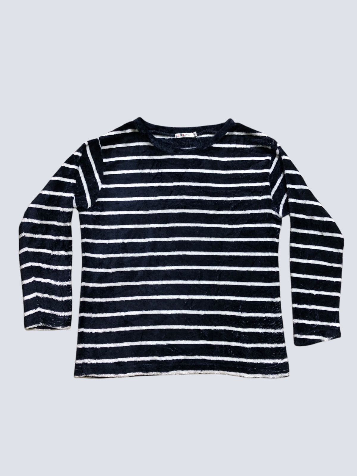 Vintage Vintage Stripe Mohair Kurt Cobain Style Sweater Size US M / EU 48-50 / 2 - 1 Thumbnail