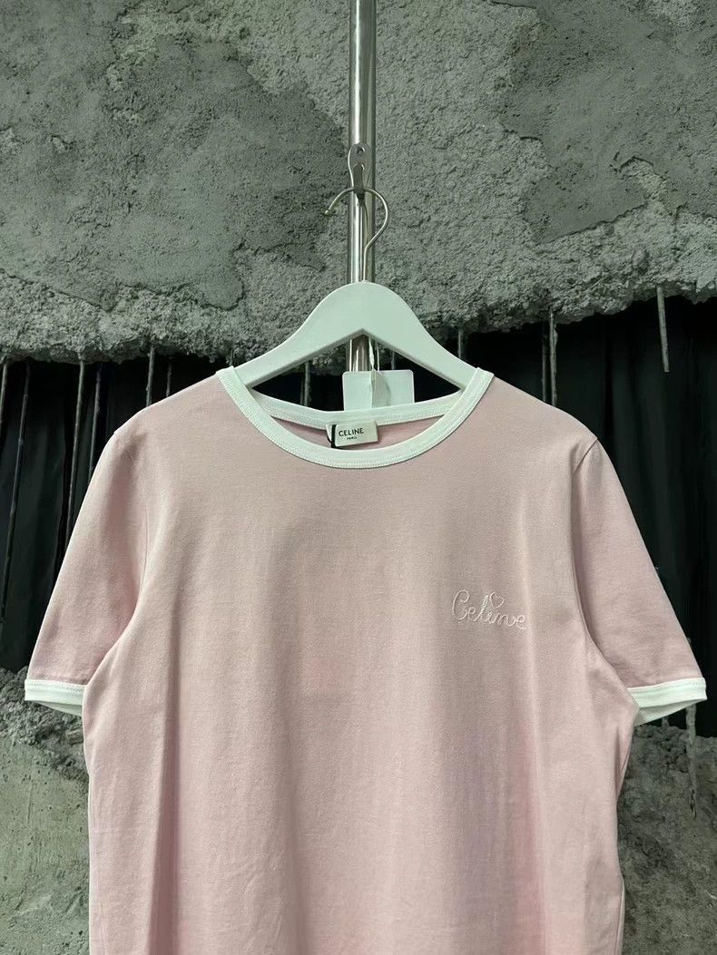 Celine Celine Embroidered Logo Short Sleeve Tshirt Size US M / EU 48-50 / 2 - 3 Thumbnail