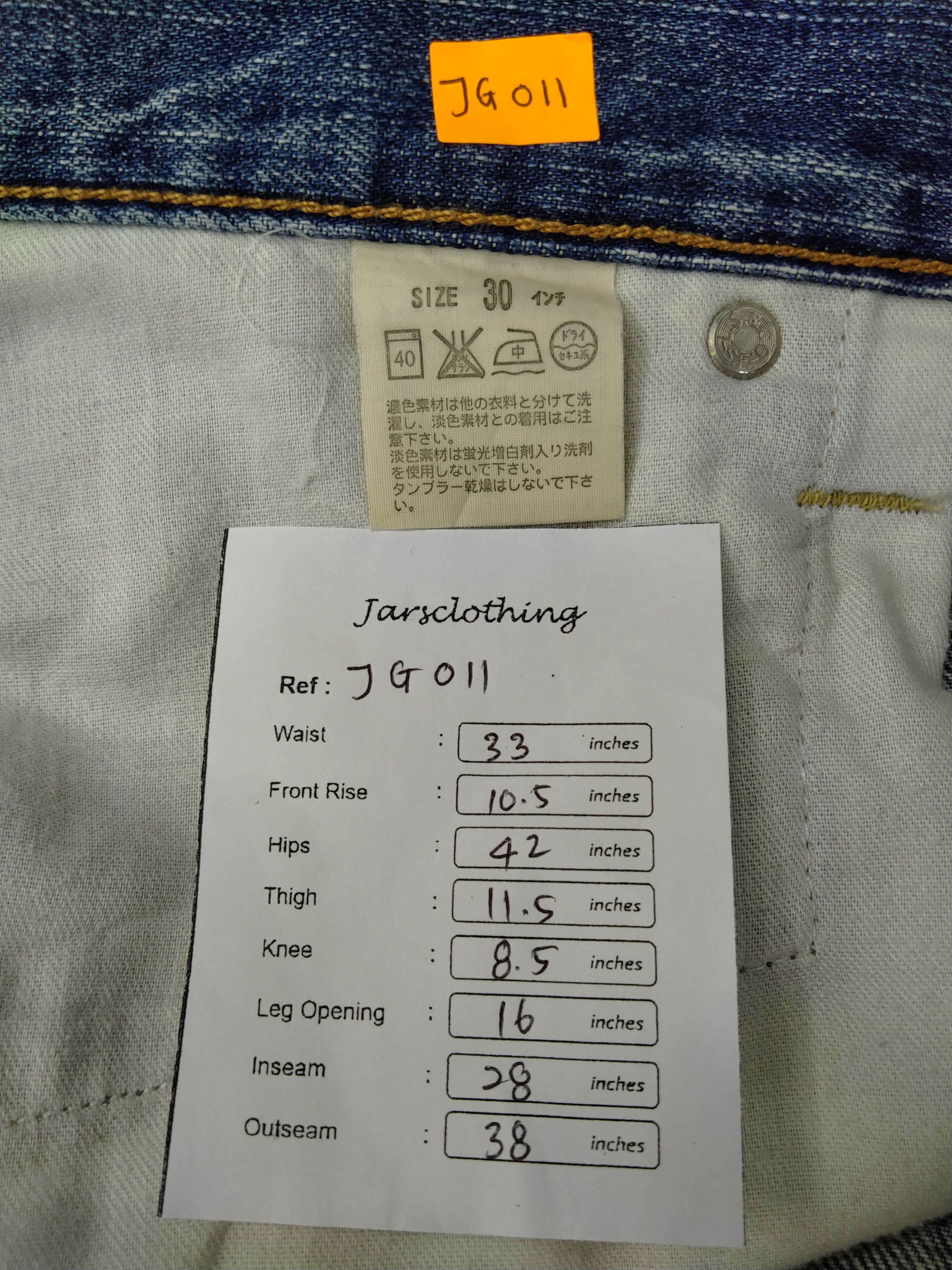 Levi's Distressed Blue Vintage Levi's 523 Jeans 33x28 Denim -JG011 Size US 33 - 7 Thumbnail