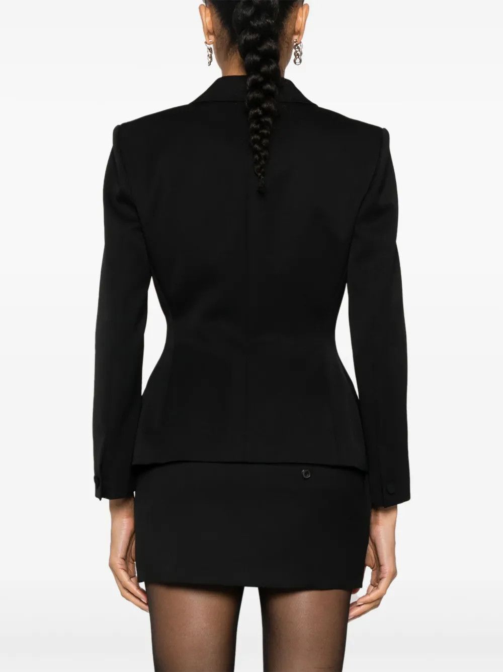 Givenchy o1y0925 Wool Blazer in Black Size M / US 6-8 / IT 42-44 - 4 Thumbnail