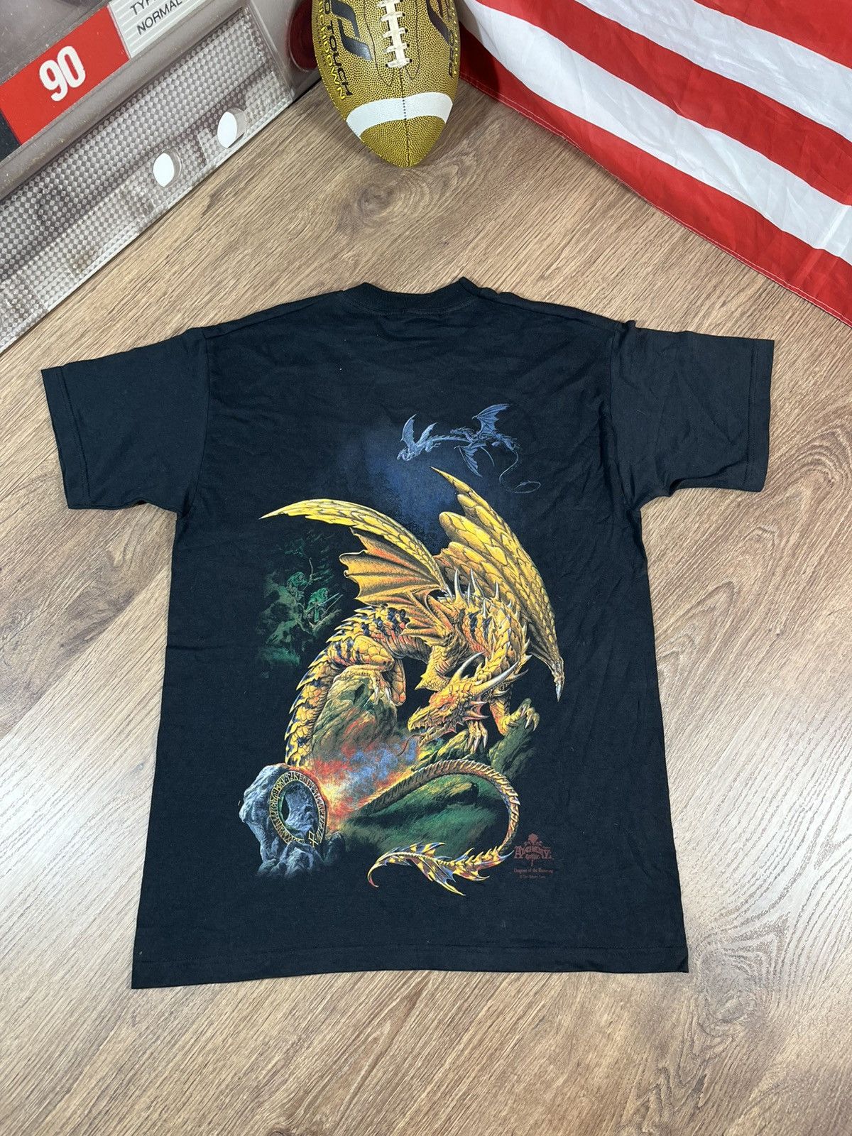 Band Tees Vintage Alchemy Gothic Dragon Graphic Print T Shirt Size US M / EU 48-50 / 2 - 1 Thumbnail