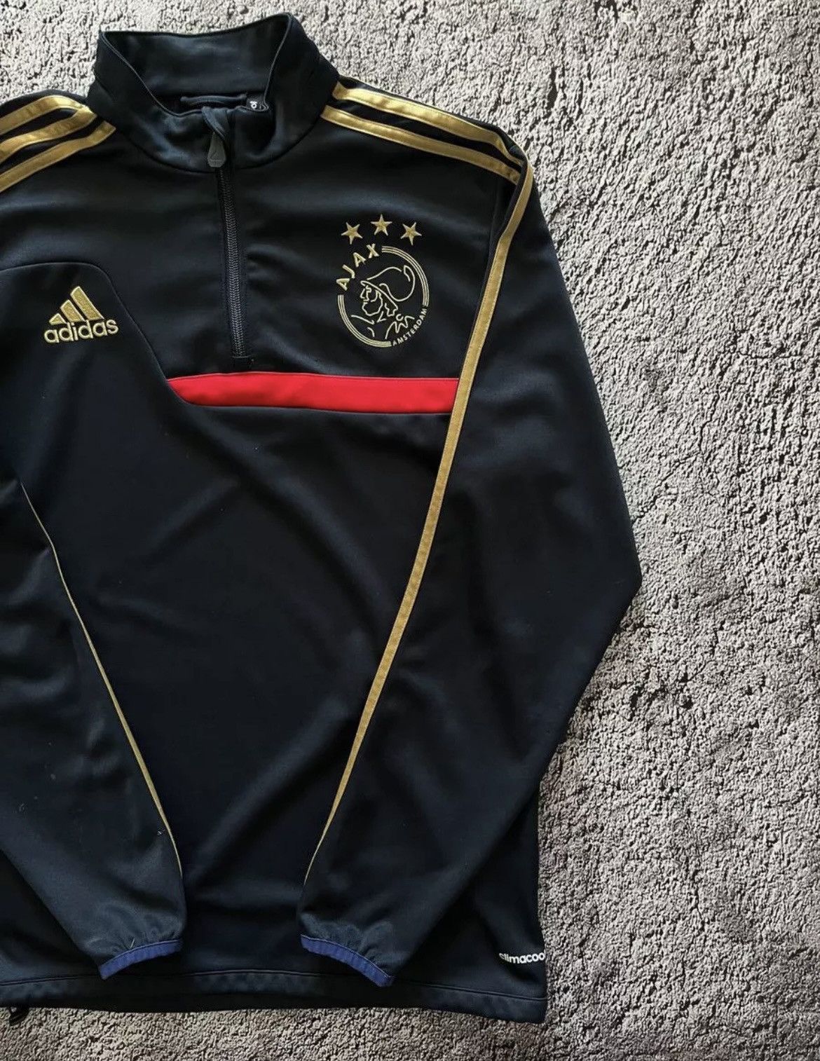 Vintage Adidas Ajax Football Jacket Track Top Sweatshirt 2013 Soccer Size US S / EU 44-46 / 1 - 4 Thumbnail