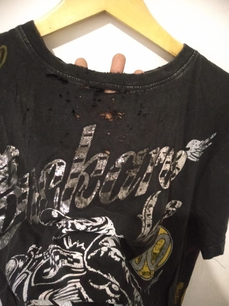 If Six Was Nine Vintage Skeleton motorcycle Zip graphic tee Size US M / EU 48-50 / 2 - 5 Thumbnail