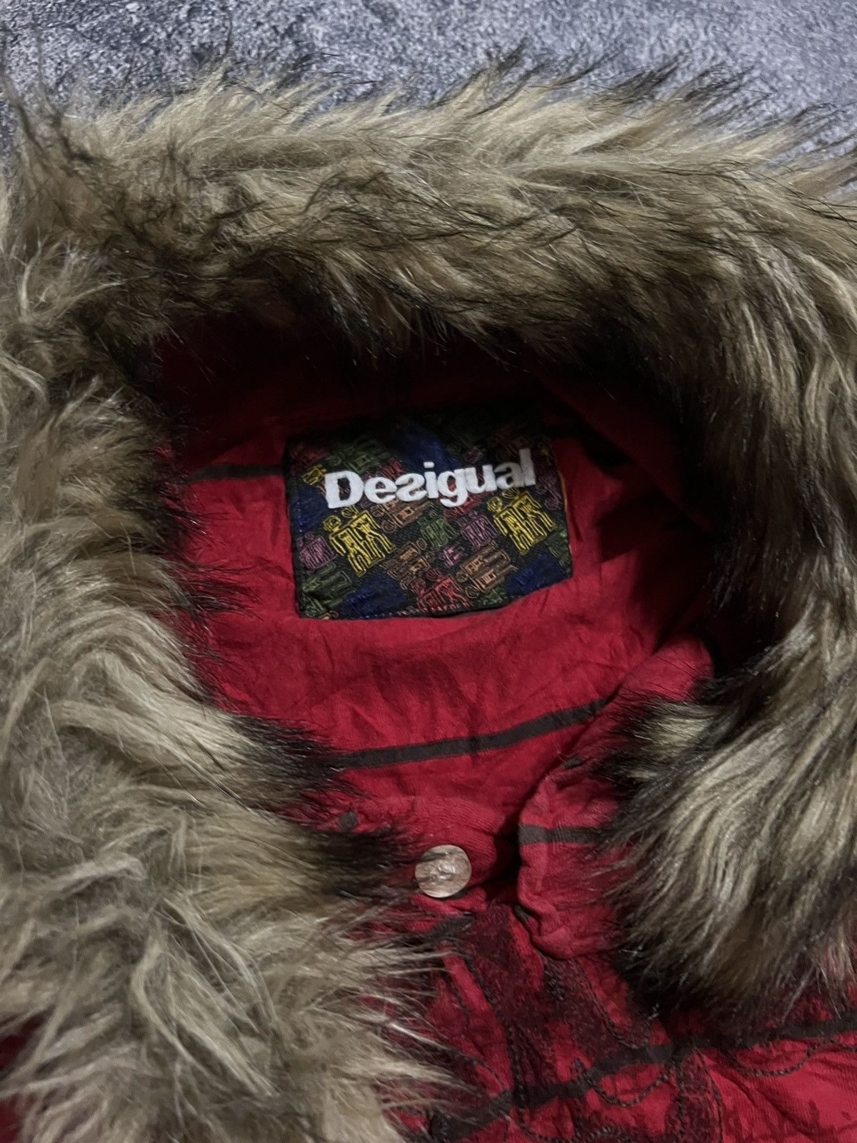 Vintage Archive Red Distressed Long Shirt / Vintage Japanese Vibe 90 Size US L / EU 52-54 / 3 - 7 Thumbnail