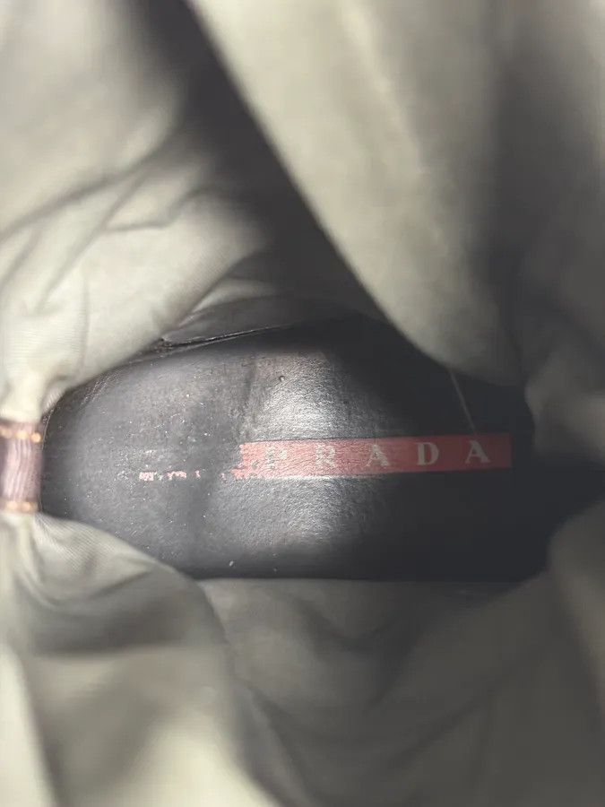 Prada FW1999 Prada Dark Brown Leather Straps Vibram High Boots Size US 7 / EU 40 - 10 Thumbnail