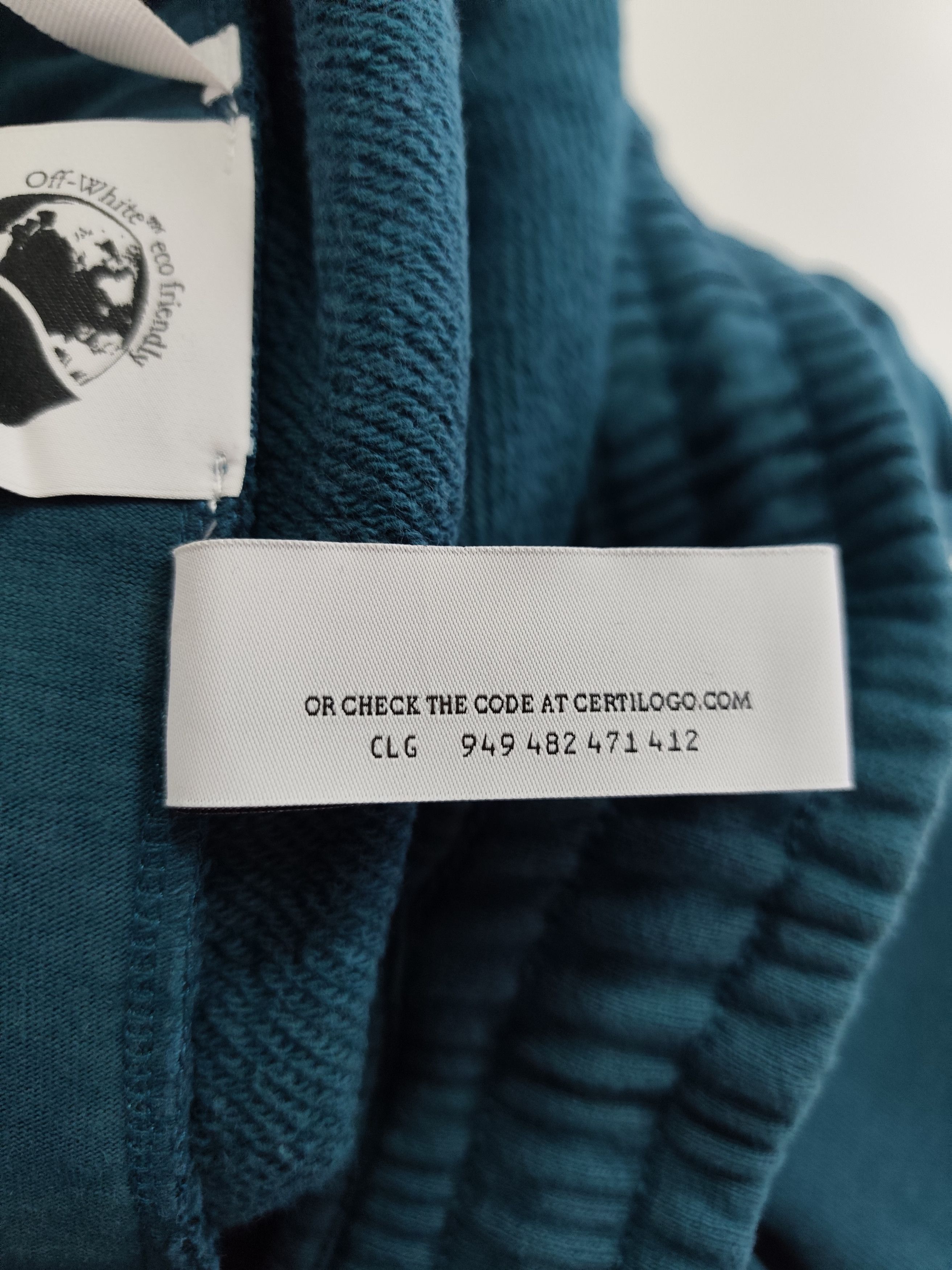 Off-White Off-White "Blur Arrow Slim Sweatpants" Size US 38 / EU 54 - 12 Thumbnail