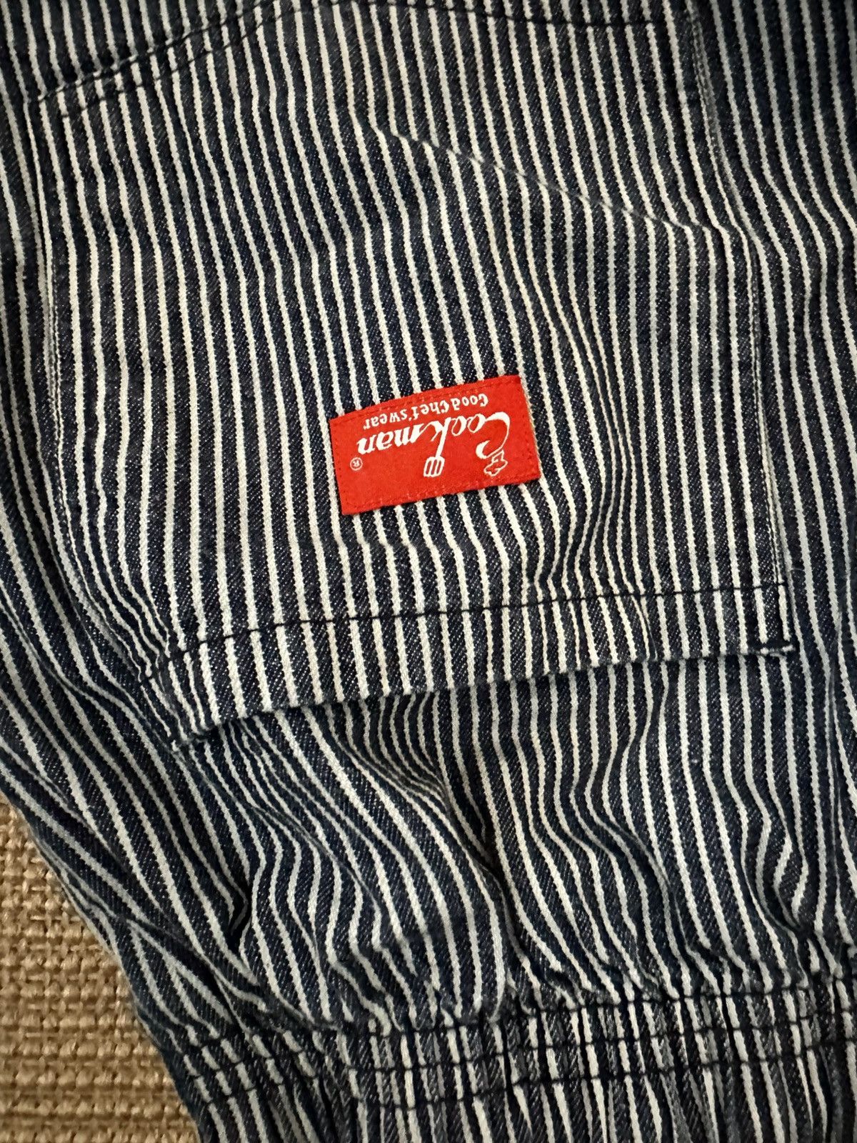 Other Blue striped wide leg cookman pants Size US 32 / EU 48 - 3 Thumbnail