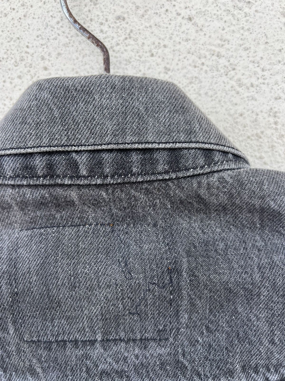 Levi's Vintage 80s Levi’s 75505 Faded Black Denim Trucker Jacket Size US S / EU 44-46 / 1 - 10 Thumbnail