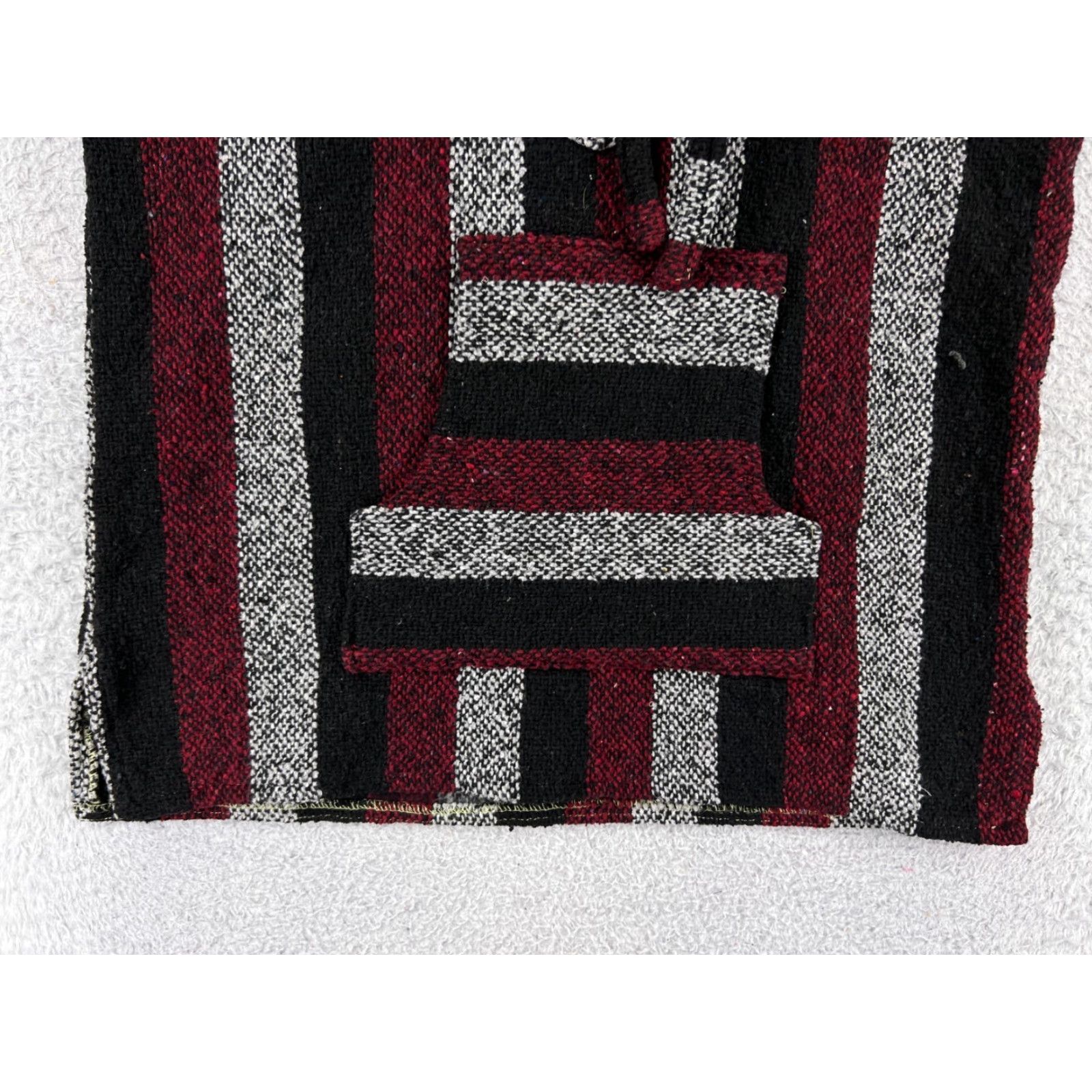 Vintage Micke Baja Hoodie Men M Red Black Drug Rug Pocket Hoodie Mens - Note: Ensure only words from original title; avoid adding extra punctuation. Size US M / EU 48-50 / 2 - 7 Thumbnail