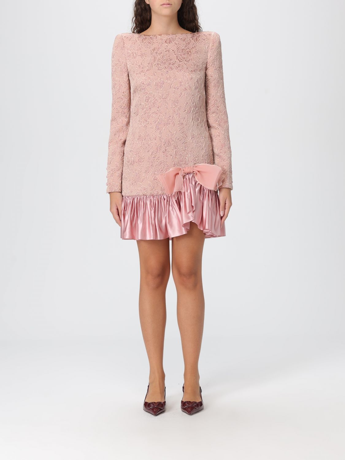 Valentino Valentino Dress Woman Pink Size S / US 4 / IT 40 - 1 Thumbnail