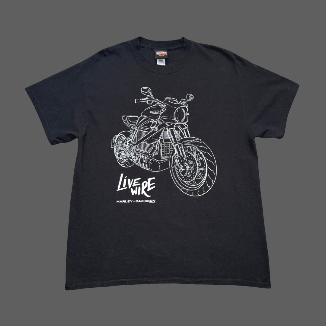 Harley Davidson Harley Davidson Livewire 2020 Black Graphic Tee Size L GUC Size US L / EU 52-54 / 3 - 1 Thumbnail