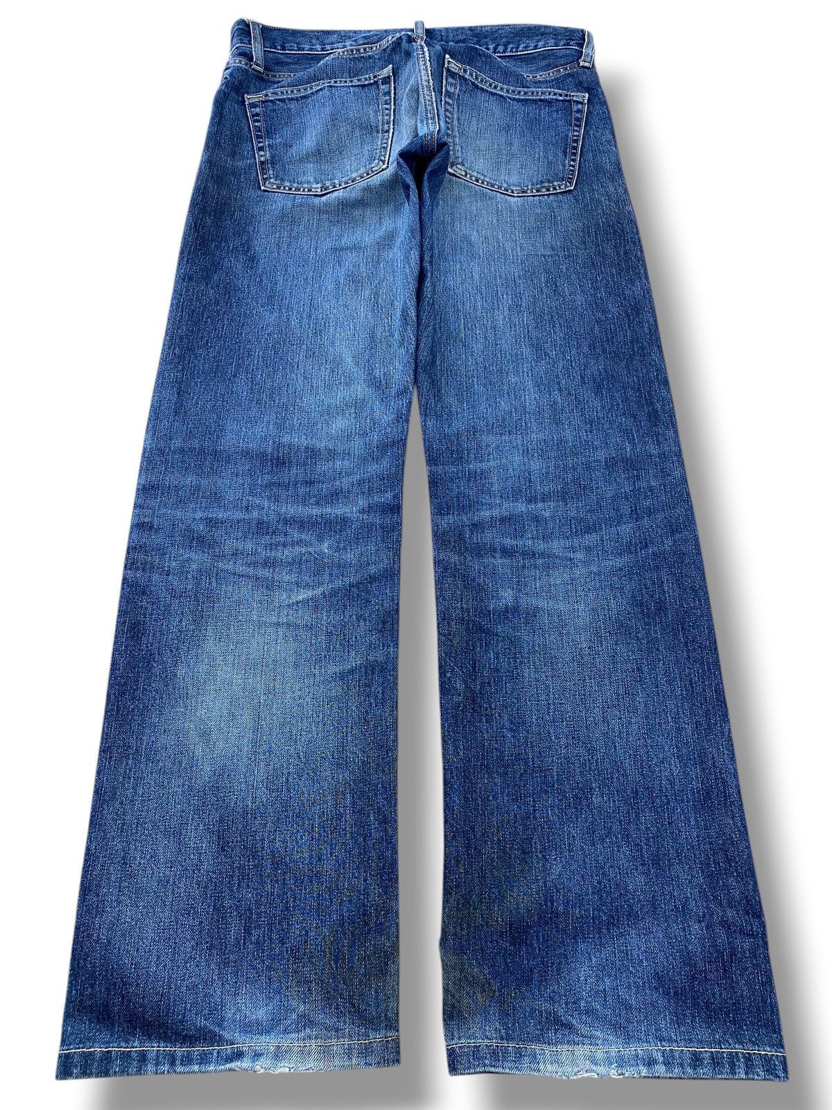 Uniqlo Uniqlo X Selvedge Faded Wash Straight Leg Style Jeans Size US 32 / EU 48 - 3 Thumbnail
