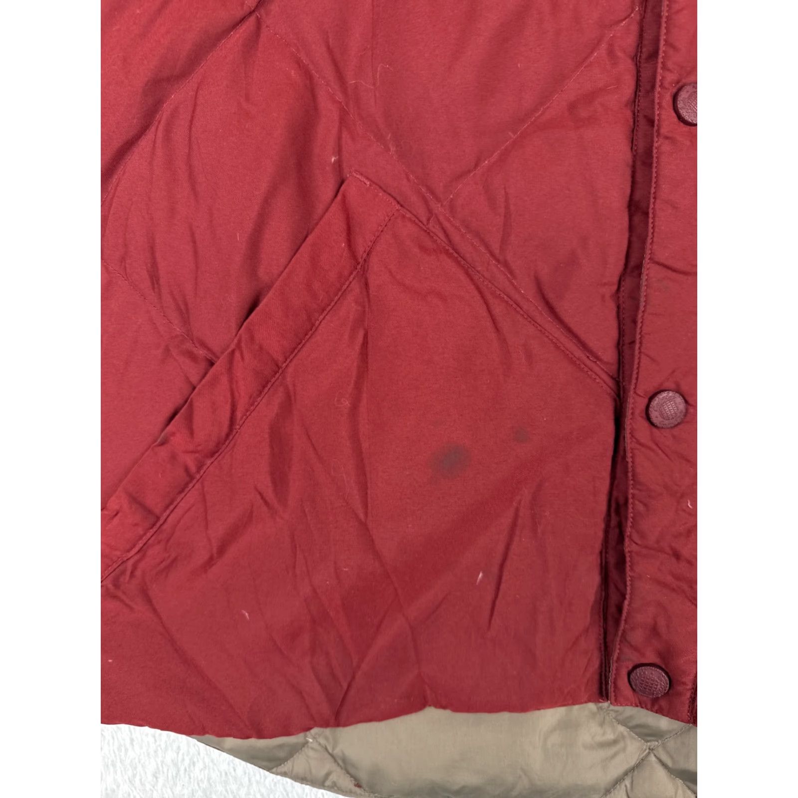 Vintage VINTAGE Cabelas Vest Adult Medium Red Quilted Goose Down Hiking Hunting Button Up Mens Size US M / EU 48-50 / 2 - 6 Thumbnail