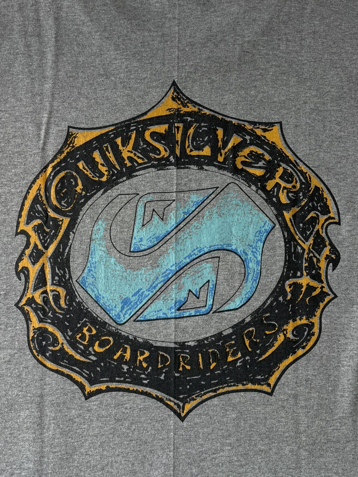 Quiksilver Vintage 90's Quiksilver Boakdriders T-Shirt Surf Big Logo Size US L / EU 52-54 / 3 - 5 Thumbnail