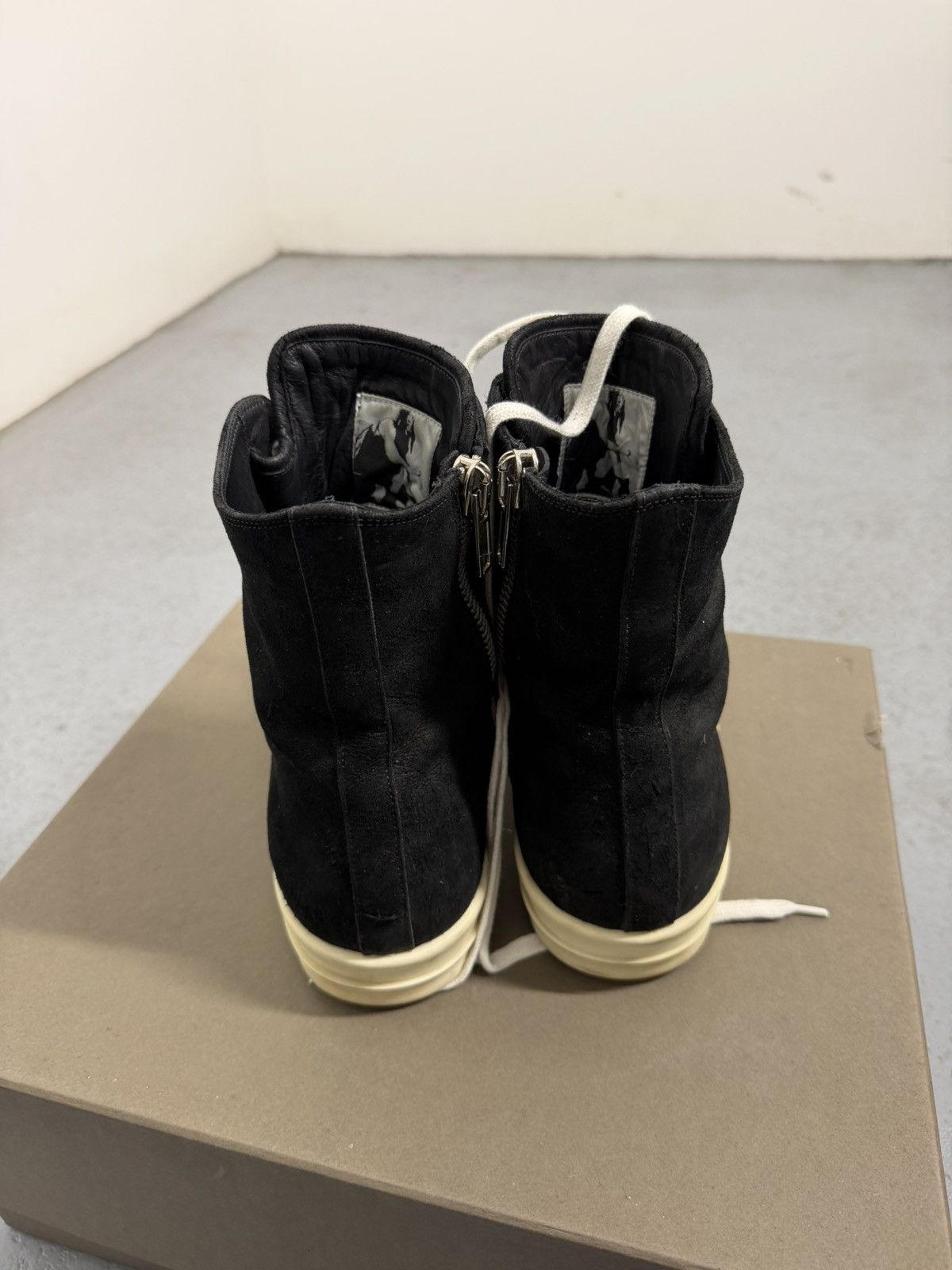 Rick Owens Rick Owens Mainline Nubuck High Ramones With Shopper And Box Size US 11 / EU 44 - 7 Thumbnail
