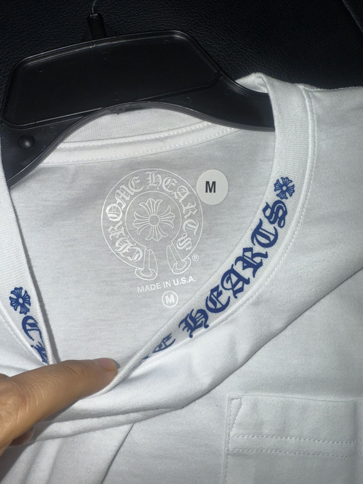Chrome Hearts Chrome hearts logo t shirt Size US M / EU 48-50 / 2 - 5 Thumbnail