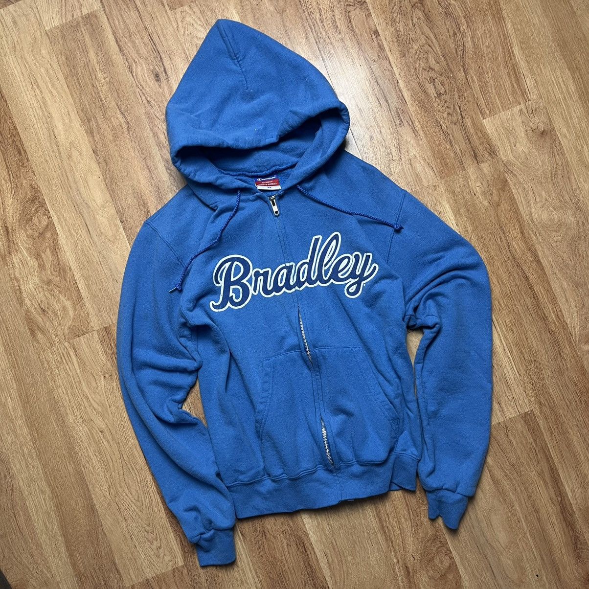 Champion Vintage Champion Bradley University Zip Up Size US XS / EU 42 / 0 - 2 Thumbnail
