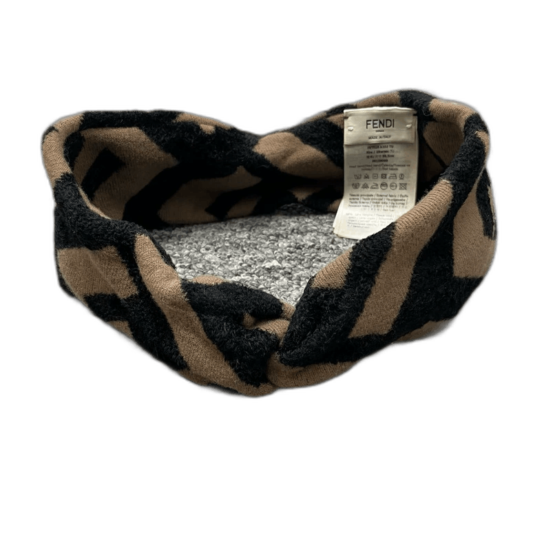 Fendi fendi black brown patterned headband-2508 Size ONE SIZE - 1 Thumbnail