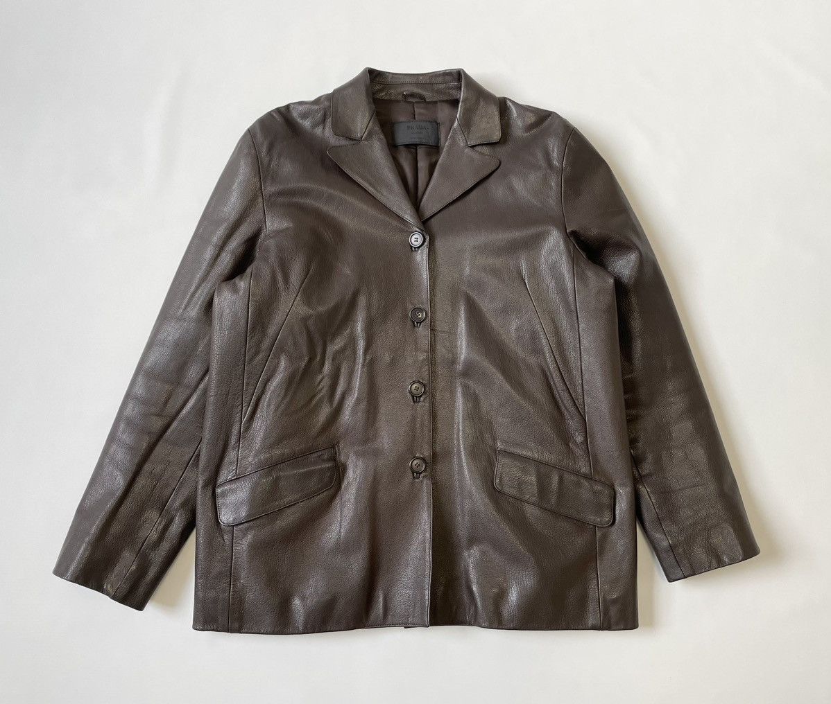 A/W 2000 Dark Brown Leather Jacket