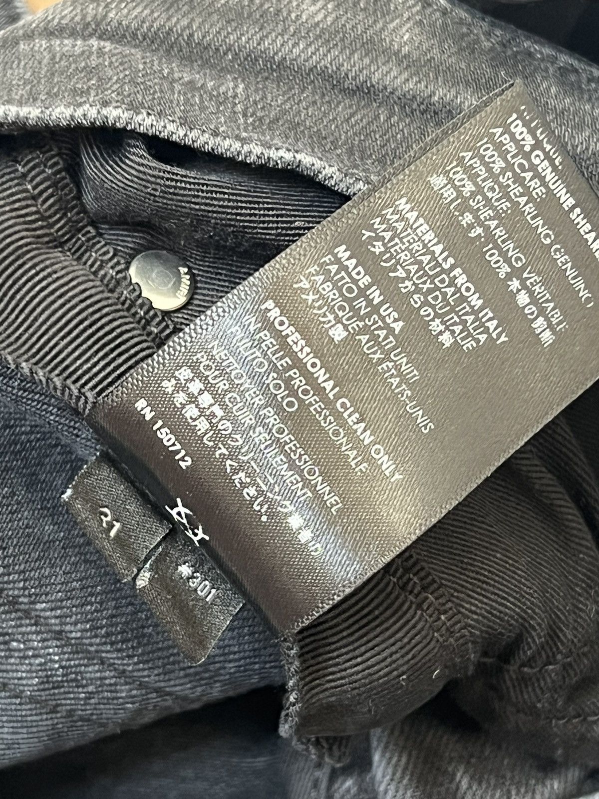 Amiri Amiri Grunge Destroyed Spliced Patch Mx-1 Jeans Size 31 Size US 31 - 13 Thumbnail