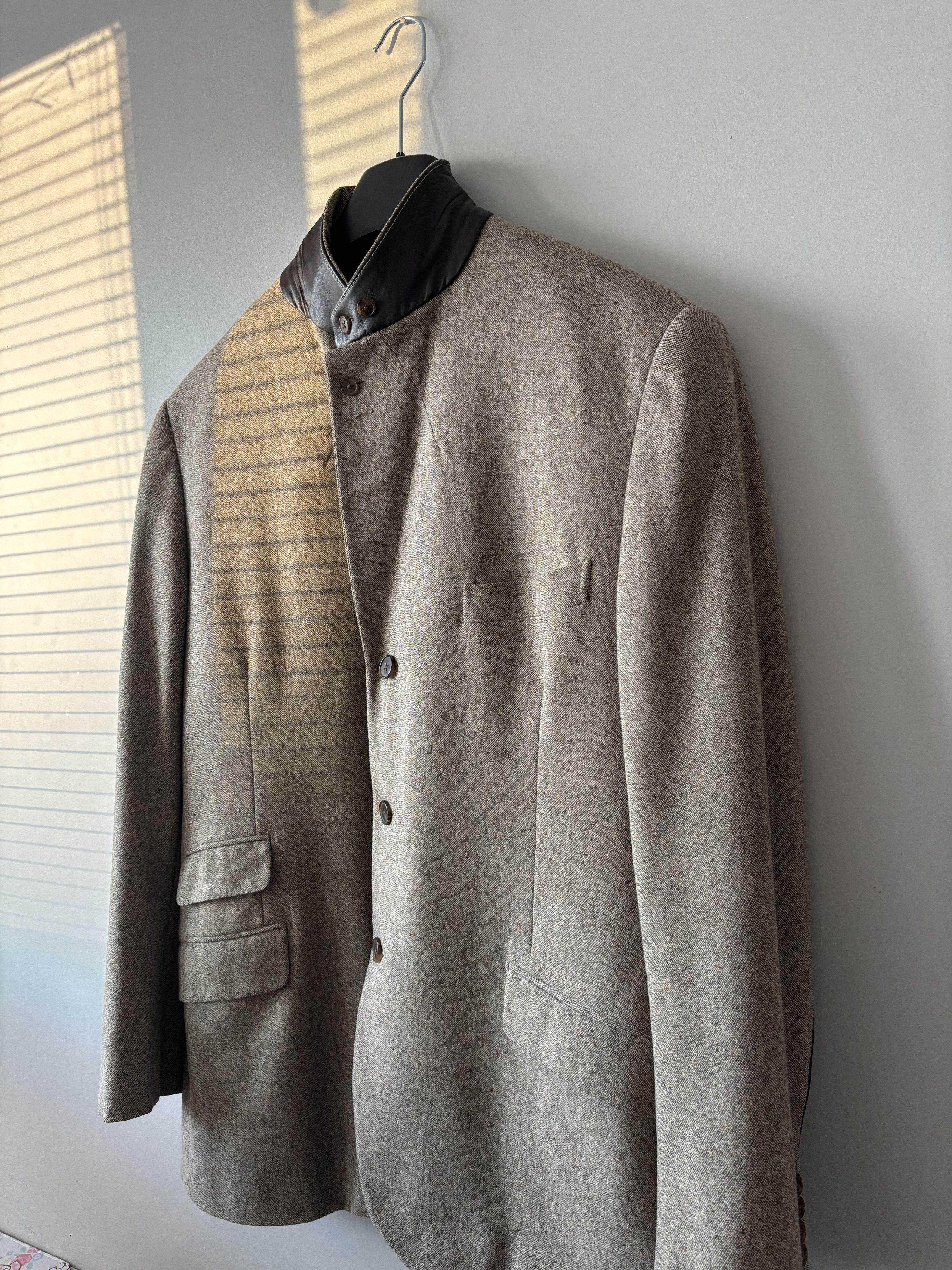 Hermes Hermès Wool Cashmere Tailored Blazer Size 44L - 3 Thumbnail