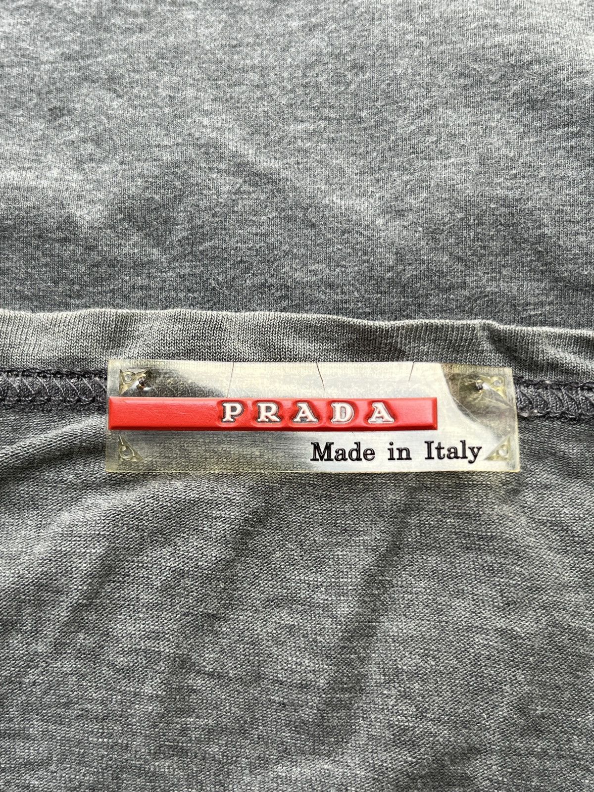 Prada 1999 Prada Sport Back Pocket Stretch Tee Size US L / EU 52-54 / 3 - 2 Thumbnail