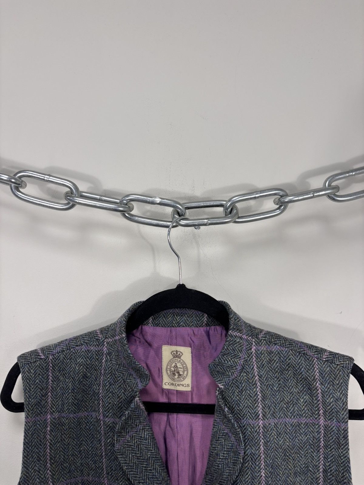 Other Cordings Piccadilly Women’s Wool Tweed Waistcoat Vest Size M / US 6-8 / IT 42-44 - 5 Thumbnail