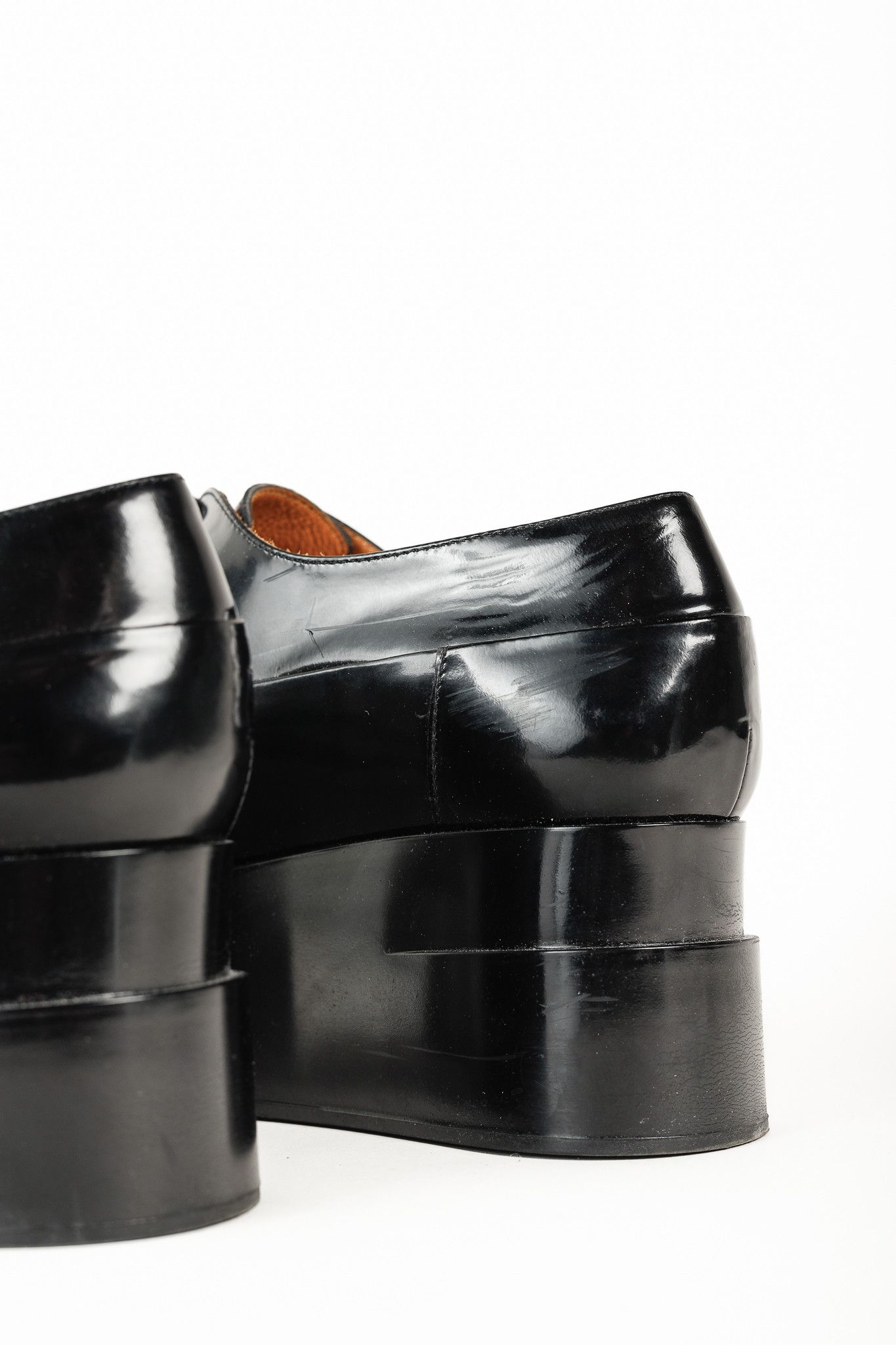 Robert Clergerie Robert Clergerie Lucie Black Patent Leather Platform Oxfords Size US 8.5 / IT 38.5 - 8 Thumbnail