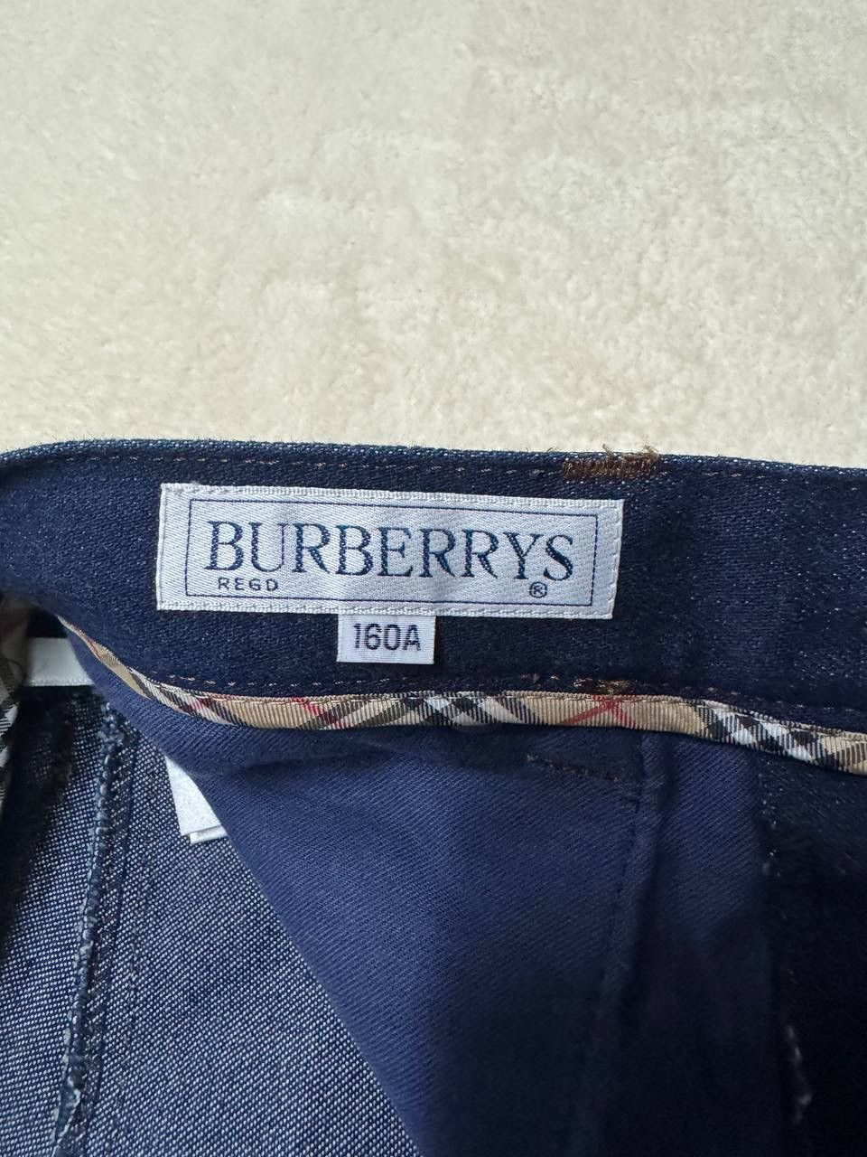 Burberry Burberry Of London Novacheck Blue Denim Jeans Rare Design Size US 27 - 7 Thumbnail