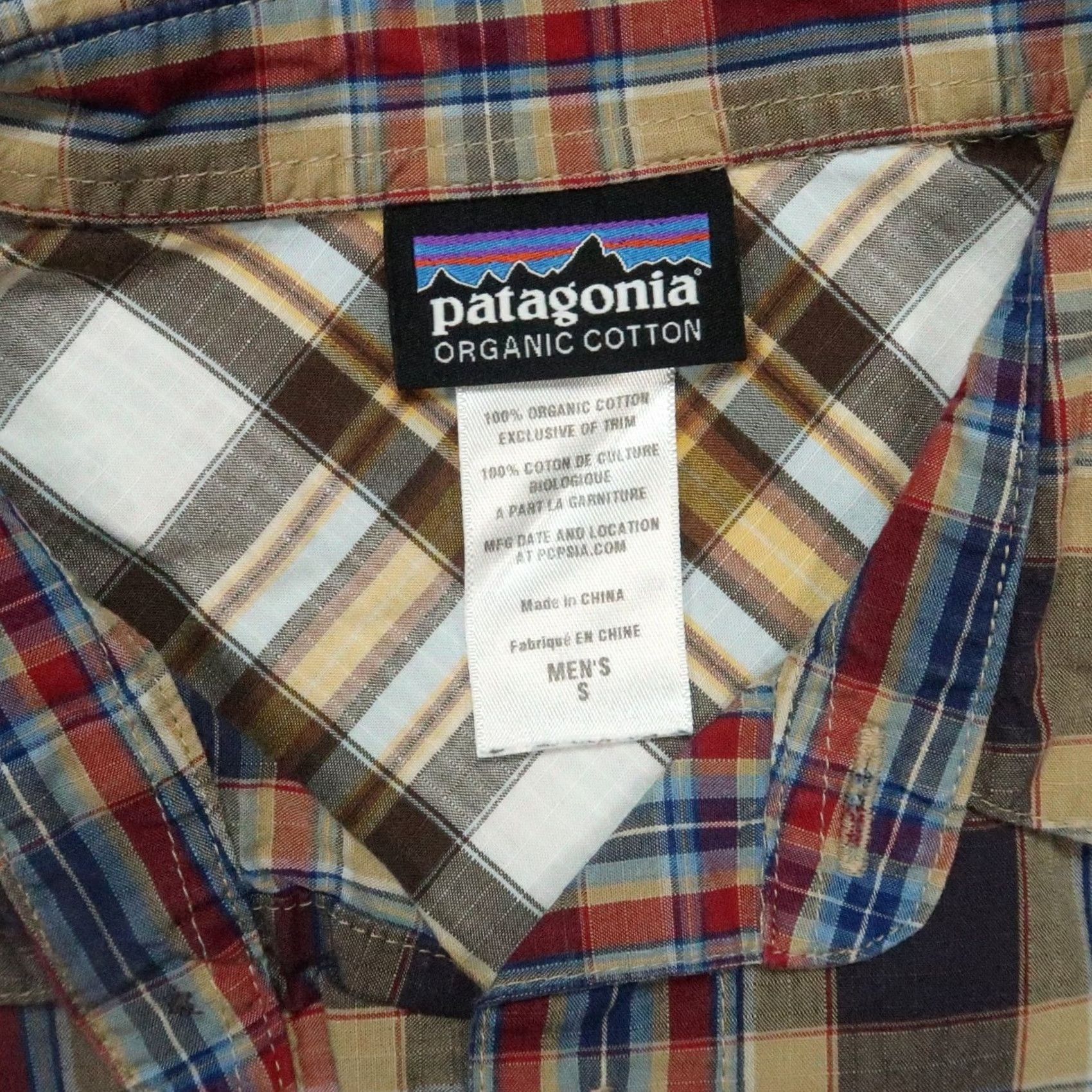 Patagonia Patagonia Shirt Mens Small Brown Blue Plaid Organic Cotton Long Sleeved Size US S / EU 44-46 / 1 - 3 Thumbnail