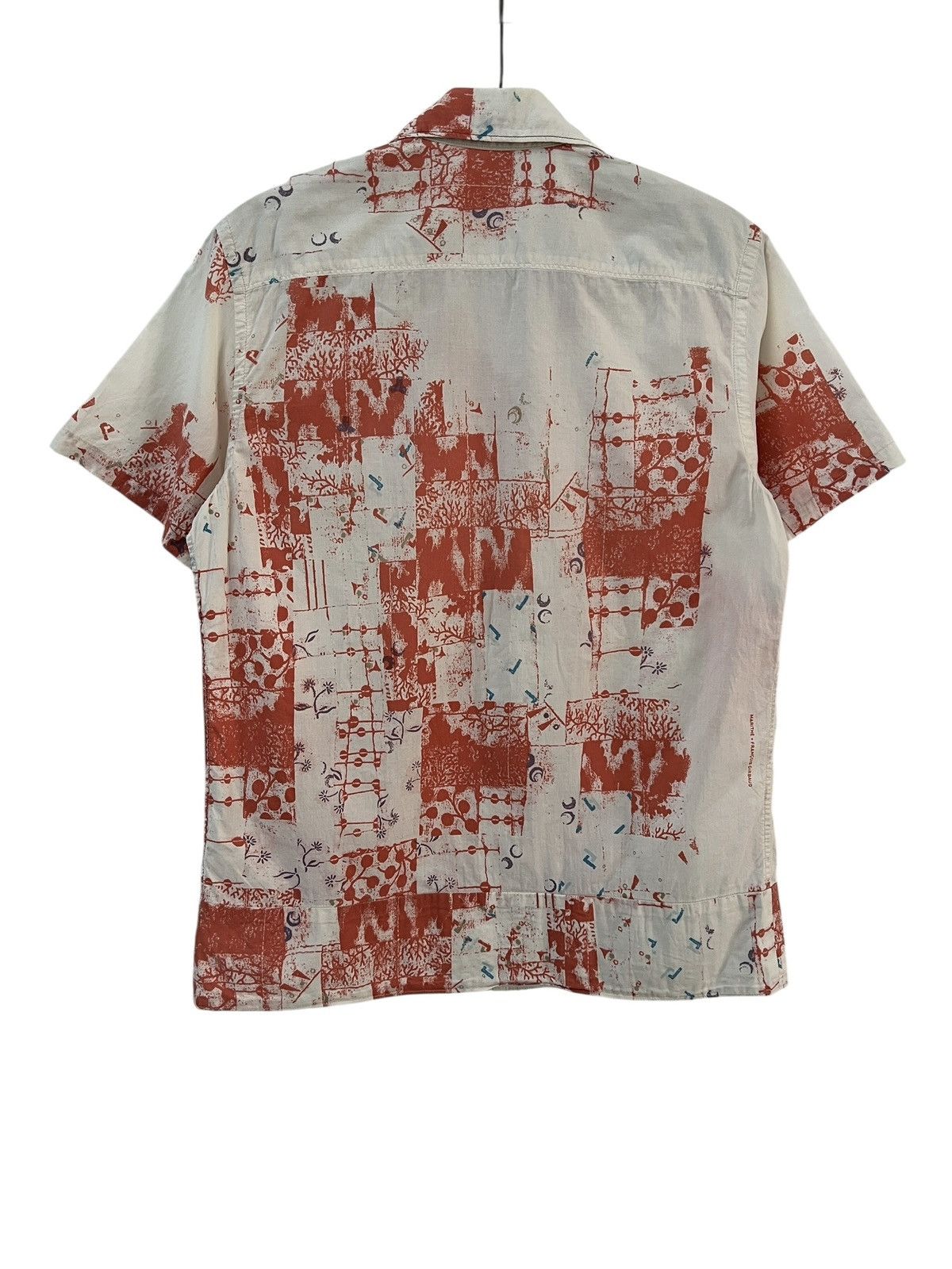 Marithe + Francois Girbaud 2000s MFG Reworked Art Printed Button Shirt Size US M / EU 48-50 / 2 - 3 Thumbnail
