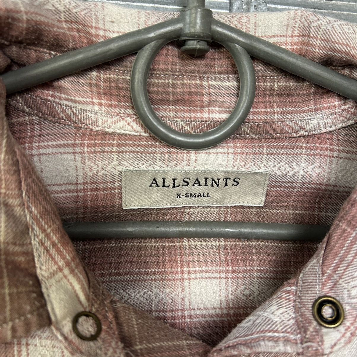 Allsaints Designer Allsaints Pocket y2k streetwear opium button shirt Size US XS / EU 42 / 0 - 4 Thumbnail