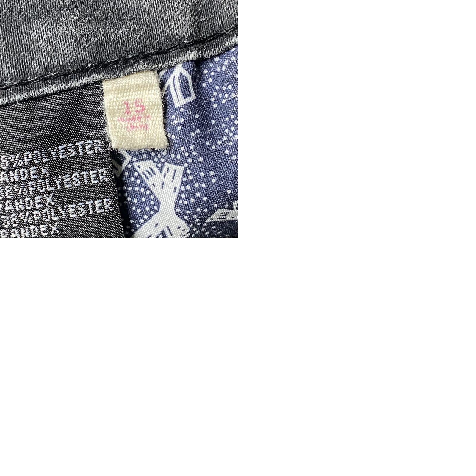 Tommy Hilfiger VINTAGE Tommy Hilfiger Jeans Bird Print Women’s 15 Jeans 90s Birds Black Straight Womens Size 36" / US 14 / IT 50 - 12 Thumbnail