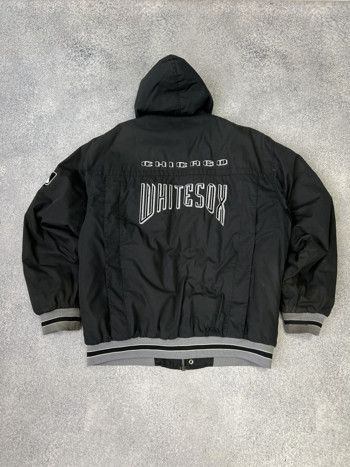 MLB × Vintage Campri Teamline White Sox Black Vintage Baseball Jacket Size US L / EU 52-54 / 3 - 1 Thumbnail