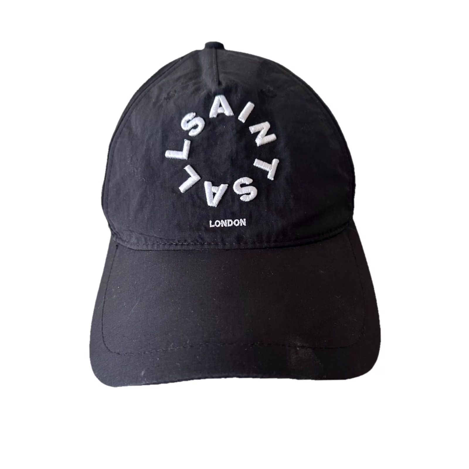 Allsaints AllSaints Black Nylon Adjustable Baseball Cap Hat Men One Size London Cap Accessories Size ONE SIZE - 2 Thumbnail