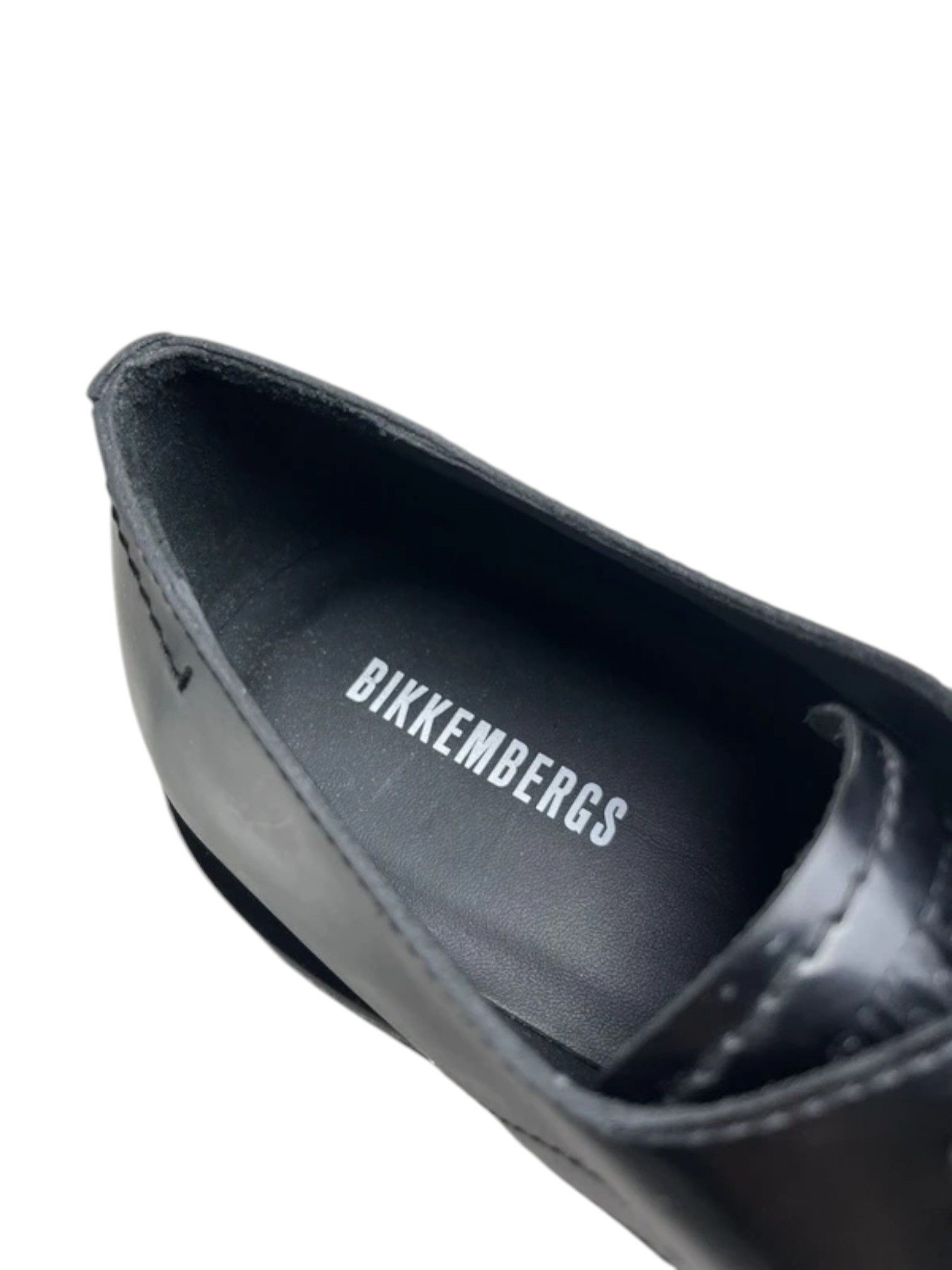 Dirk Bikkembergs Bikkembergs Leather Derby Shoes with Metal Heel Plate, EU 42 Size US 10 / EU 43 - 6 Thumbnail