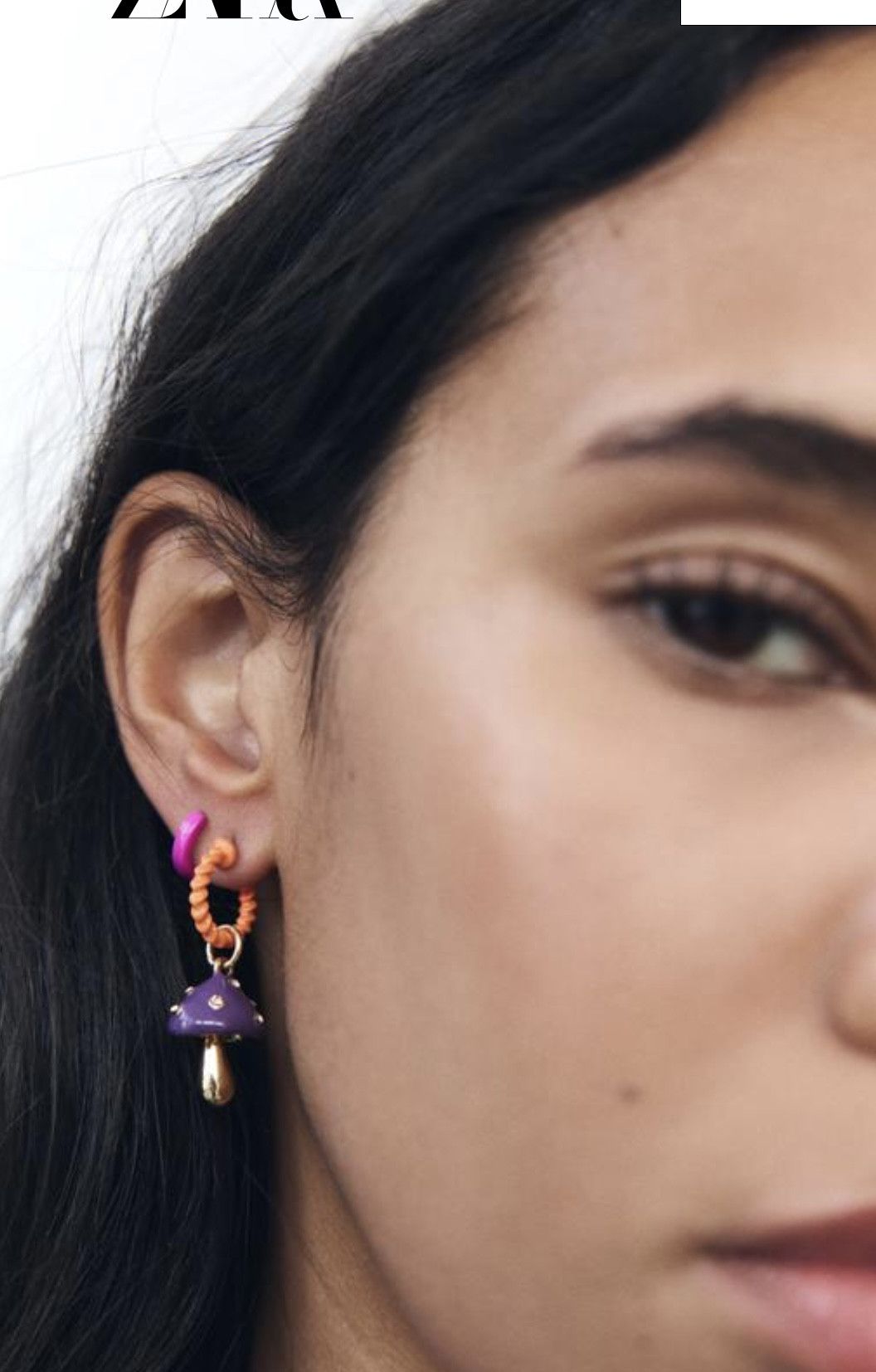 Zara Zara pack of enamel charm earrings BNWT multi colour Size ONE SIZE - 3 Thumbnail