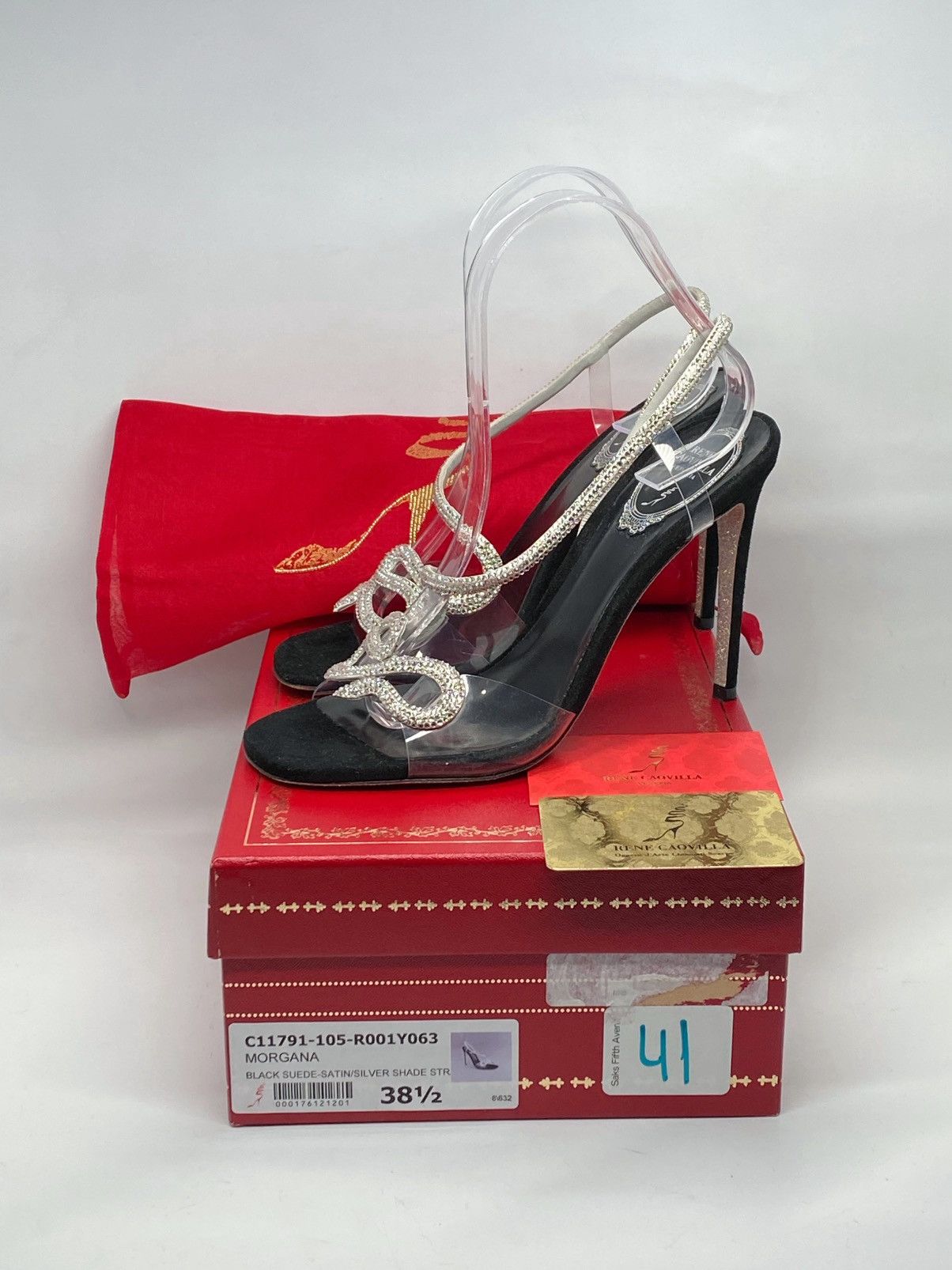Rene Caovilla Rene Caovilla 105MM Snake Slingback Sandals size 38.5 Size US 8.5 / IT 38.5 - 12 Thumbnail