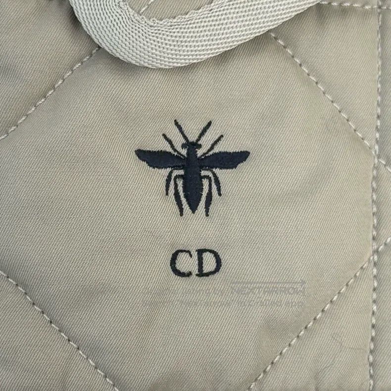 Dior Dior Khaki embroidered bee plaid flight jacket cotton clot Size S / US 4 / IT 40 - 7 Thumbnail
